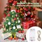 20" Mini Christmas Tree with Head Arms Elf Legs Tabletop (Green)